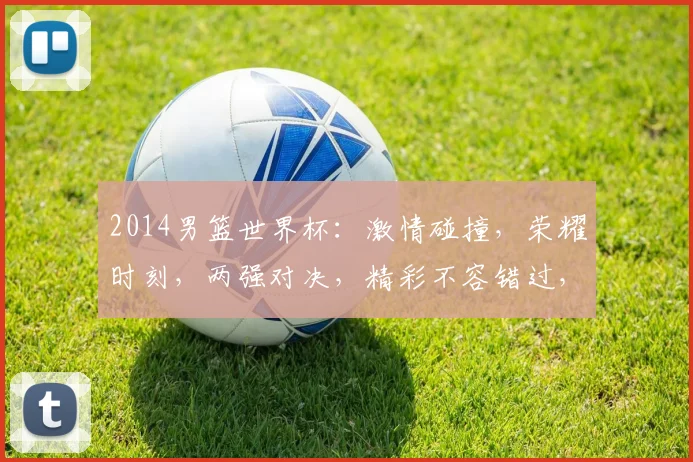 2014男篮世界杯：激情碰撞，荣耀时刻，两强对决，精彩不容错过，赛事前瞻